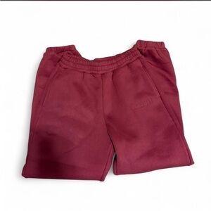 Comfrt NWOT Burgundy Joggers